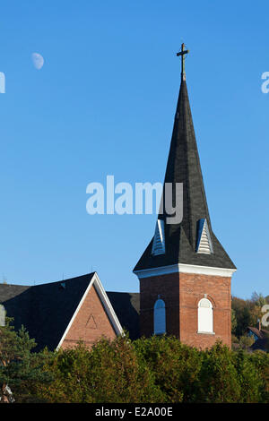 Canada, Québec, Estrie, Cantons de l'Est ou, l'église Sainte-marthe Banque D'Images