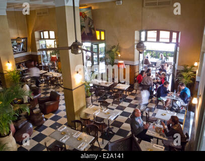 Le Maroc, Haut Atlas, Marrakech, Guéliz, Café de la Poste Banque D'Images