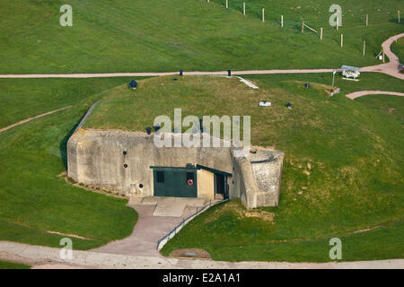 France, Calvados, Merville Franceville plage, musée de la Batterie de Merville, batterie côtière du mur de l'Atlantique, construit par le Banque D'Images