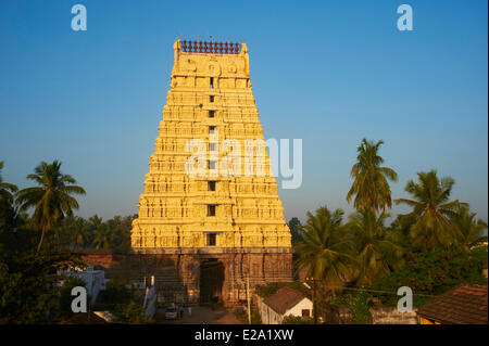 L'Inde, l'Etat du Tamil Nadu, Kanchipuram, Temple Devarajaswami Banque D'Images