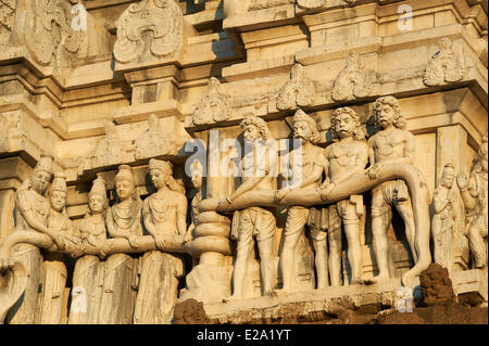 L'Inde, l'Etat du Tamil Nadu, Tiruvannamalai, Temple Arunachaleswar Banque D'Images