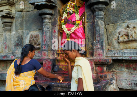 L'Inde, l'Etat du Tamil Nadu, Tiruvannamalai, Temple Arunachaleswar Banque D'Images