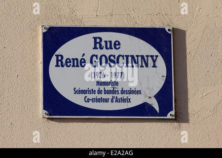 France, Charente, Angoulême, Rue Herge Herge (rue) Banque D'Images