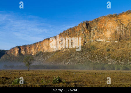 Au Kenya, le Hell's Gate National Park Banque D'Images