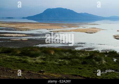 La Tanzanie, vallée du Rift, le lac Natron Banque D'Images