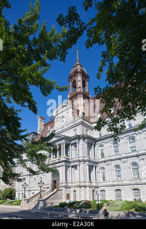 Canada, Québec, Montréal, l'hôtel de ville Banque D'Images