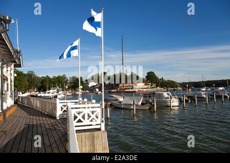 La Finlande, le sud-ouest de la Finlande, Naantali marina Banque D'Images