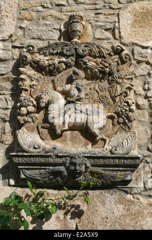 France, Côte d'Or, Châteauneuf en Auxois, étiqueté Les Plus Beaux Villages de France (Les Plus Beaux Villages de France) Banque D'Images