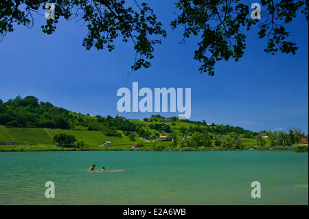 France, Savoie, Lac Saint André (Saint Andre lake) Banque D'Images