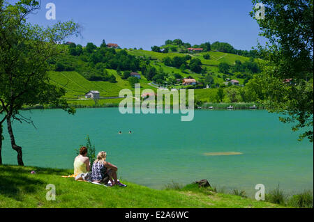 France, Savoie, Lac Saint André (Saint Andre lake) Banque D'Images