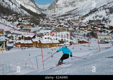 France, Savoie, Val d'Isère Banque D'Images