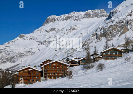 France, Savoie, Val d'Isère Banque D'Images