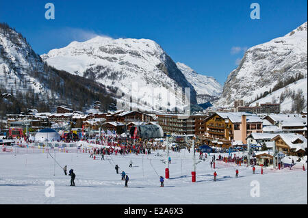 France, Savoie, Val d'Isère Banque D'Images