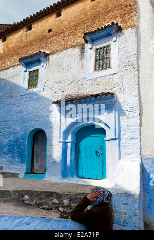 Maroc, région du Rif, Chefchaouen (Chaouen), la kasbah Banque D'Images