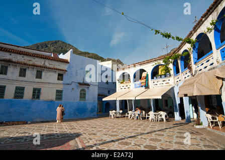 Maroc, région du Rif, Chefchaouen (Chaouen), la kasbah Banque D'Images