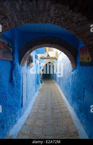 Maroc, région du Rif, Chefchaouen (Chaouen), la kasbah Banque D'Images