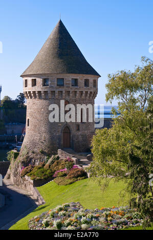 La France, Finistère, Brest, Recouvrance, district de la Motte-Tanguy Tower (Musée du Vieux Brest) Banque D'Images