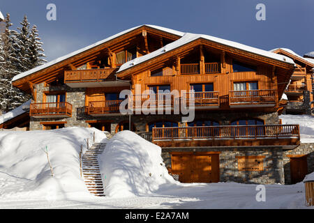 France, Savoie, La Rosière, le Chalet Matsuzaka Hotel & Spa, chambre d'hôtes Banque D'Images