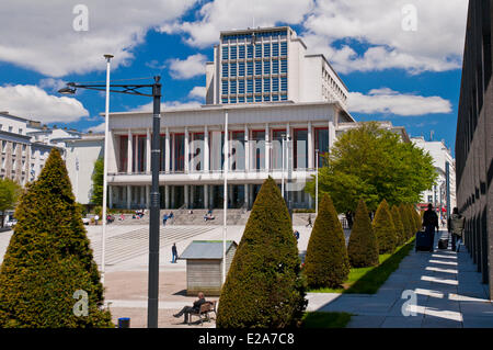 La France, Finistère, Brest, l'hôtel de ville Banque D'Images