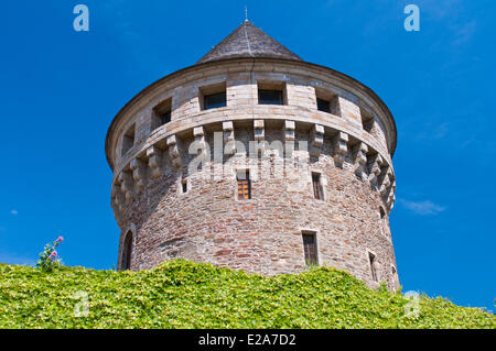 La France, Finistère, Brest, Recouvrance, district de la Motte-Tanguy Tower (Musée du Vieux Brest) Banque D'Images