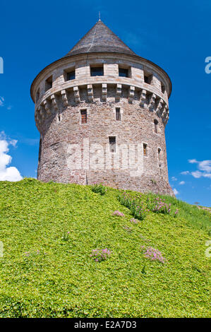 La France, Finistère, Brest, Recouvrance, district de la Motte-Tanguy Tower (Musée du Vieux Brest) Banque D'Images