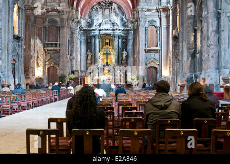 Portugal, Lisbonne, l'église Sao Domingos Banque D'Images