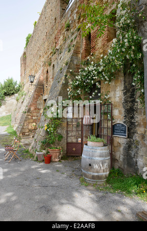 Wabi à Pienza Banque D'Images