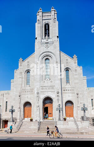 Canada, Québec, Montréal, Rosemont, Saint Esprit l'Église et de sa décoration Art Déco Banque D'Images