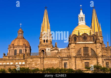 Le Mexique, l'Etat de Jalisco, Guadalajara, la cathédrale Banque D'Images