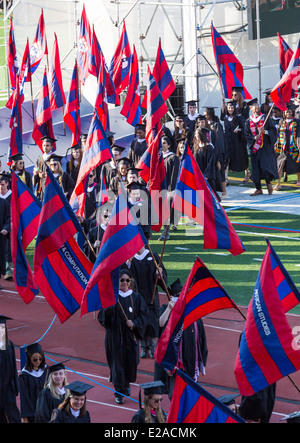 Cérémonie pour les étudiants en sciences humaines de l'Université de Pennsylvanie, Franklin Field Stadium, Philadelphie, USA Banque D'Images