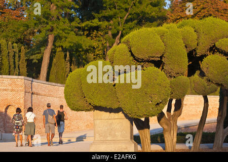 Espagne, Madrid, parc du Retiro créé au 17e siècle Banque D'Images