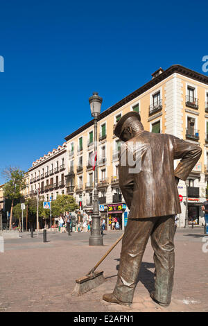 Espagne, Madrid, Plaza Jacinto Benavente Banque D'Images