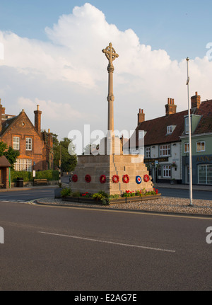 La ville de North Norfolk Holt Banque D'Images