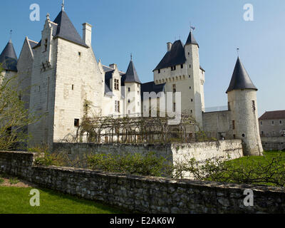 France, Indre et Loire, caractéristique : Les Grandes Tours, le Château du Rivau Banque D'Images