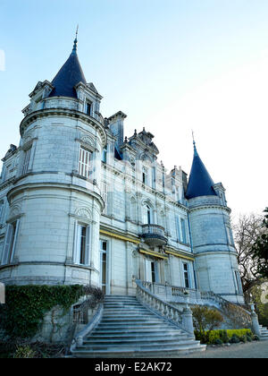 France, Indre et Loire, caractéristique : Les Grandes Tours, Chateau de la Tortiniere Banque D'Images