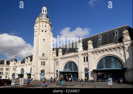 En France, en Charente Maritime, La Rochelle, la gare Banque D'Images