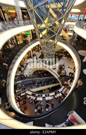 Allemagne, Hesse, Frankfurt am Main, MyZeil Shopping-Mall Banque D'Images