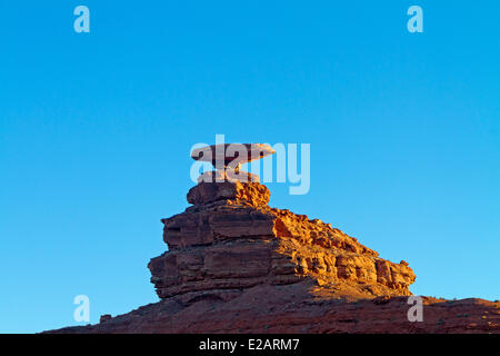 United States, Utah, Colorado Plateau, Mexican Hat, Mexican Hat rock Banque D'Images