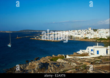 Grèce, les Cyclades, l'île de Paros, Naoussa Banque D'Images