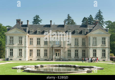 France, Morbihan, Bignan, Domaine de Kerguehennec, visite de groupe Banque D'Images