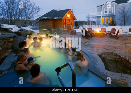 Le Canada, la province du Québec, Cantons de l'Est (Estrie), Magog, le spa du Manoir des Sables Banque D'Images