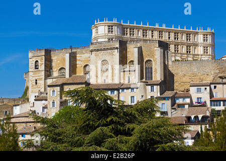 France, Drôme, Drôme Provençale, Grignan, le château où vécut Mme de Sévigné Banque D'Images