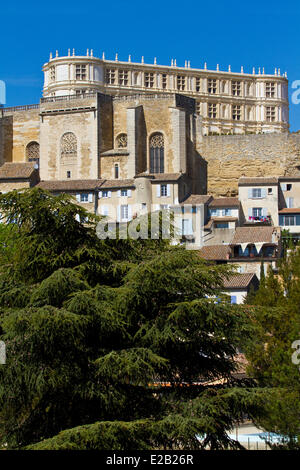 France, Drôme, Drôme Provençale, Grignan, le château où vécut Mme de Sévigné Banque D'Images