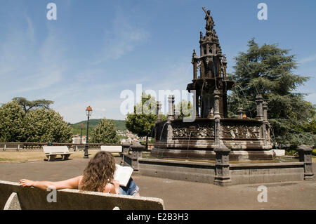 France, Puy de Dome, Clermont Ferrand, fontaine d'Amboise Banque D'Images