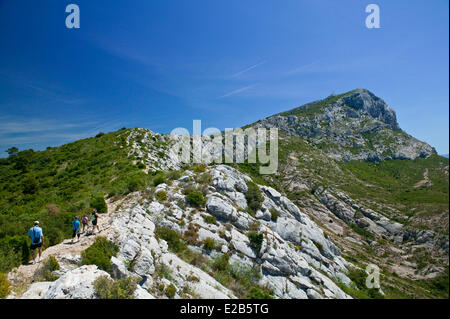 France, Bouches du Rhône, Montagne Sainte Victoire Banque D'Images