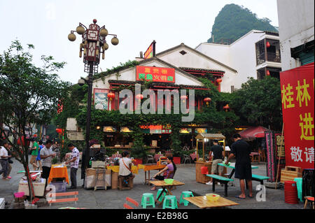 Chine, province du Guangxi, Guilin, Yangshuo Banque D'Images