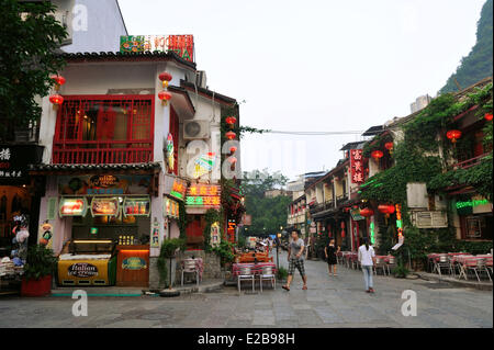 Chine, province du Guangxi, Guilin, Yangshuo Banque D'Images