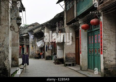 Chine, province du Guangxi, Guilin, Yangshuo, près de Xingping Banque D'Images