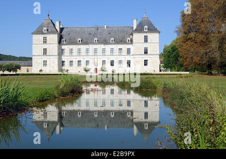 La France, l'Yonne, Ancy le Franc, le château Banque D'Images