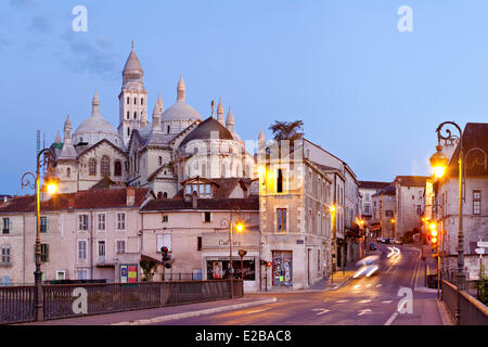 France, Dordogne, Périgueux, Saint/Cathédrale byzantine, arrêt sur la Route de Saint Jacques de Compostelle, Patrimoine Mondial par l'UNESCO Banque D'Images